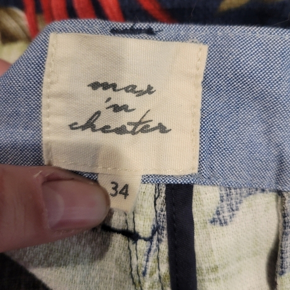 Max n Chester womens size 6 tropical floral cotton pants - Picture 5 of 7